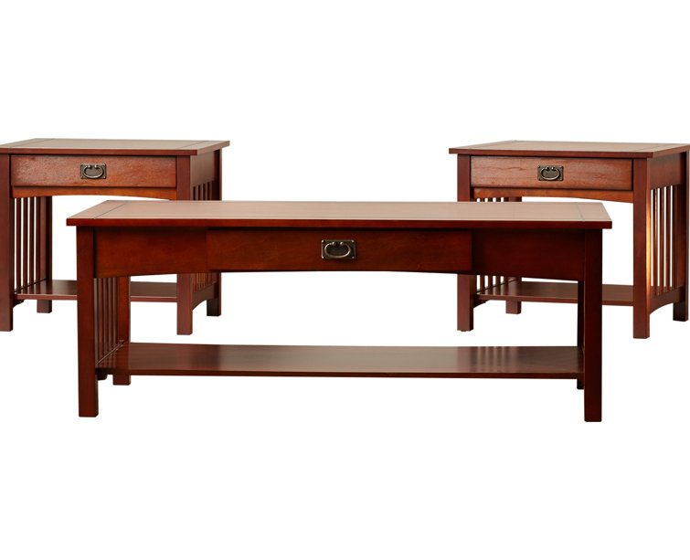 Darby Home Co Harvel 3 Piece Coffee Table Set & Reviews Wayfair Canada